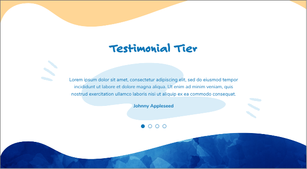 novus recent work - mercy works testimonial tier