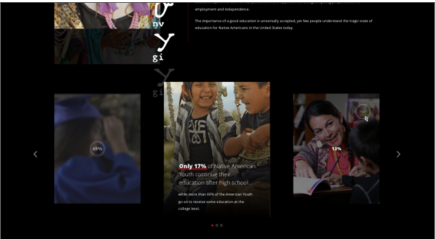 novus recent work - native hope slider