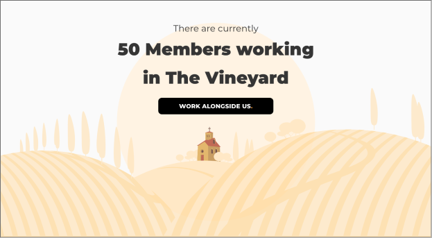 novus recent work - the vineyard 50 members working in the vineyard