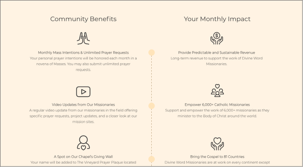 novus recent work - the vineyard community benefits
